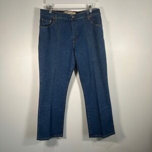 Levi's 550 Classic Relaxed Boot Cut Jeans Women's Size‎ 16S Medium Wash Denim